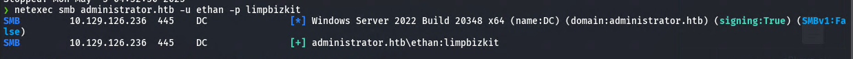Ethan Password Cracked